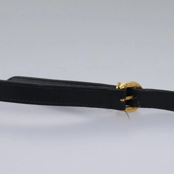 GUCCI Micro GG Supreme Shoulder Bag PVC Navy Gold - Picture 6 of 16